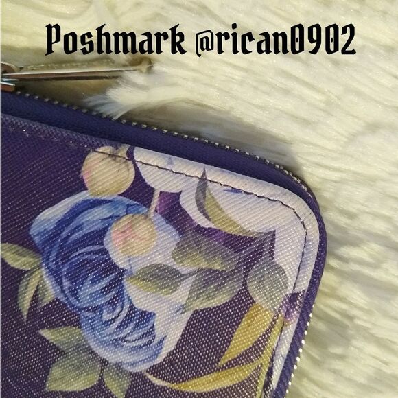 Loungefly Disneyย The Little Mermaid UrsulaโFloral Satchel andโWallet - Picture 13 of 16